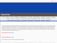 Tablet Screenshot of beyondtwo.com